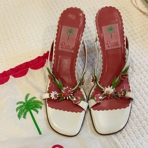 Lilly Pulitzer Leather Heels